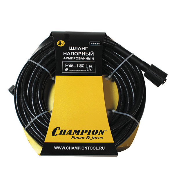 Шланг CHAMPION напорный армированный 10 м   C8121