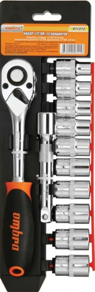 Набор торцевых головок OMBRA 1/2"DR, 12 предметов   911212