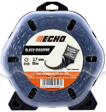 Леска ECHO Black Diamond Line 2.7mm*10 m         340105004