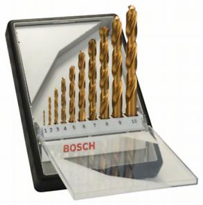 Набор сверл BOSCH HSS-TIN по металлу из 10 штук 2.607.010.536