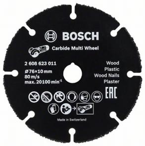 Диск п/п BOSCH 76х10 мм для GWS 10,8-76 V-EC