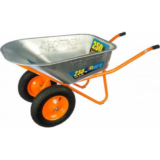 Тачка строительная КРАТОН WB-250DR 2 колеса   5 06 01 025R