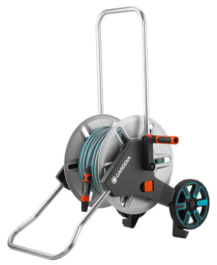 Тележка Gardena AquaRoll M со шлангом металлическая + комплект для полива    18542-20.000.00