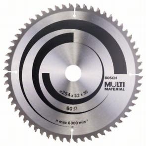 Диск п/п BOSCH 254*30*60 Multi Material     2.608.640.449