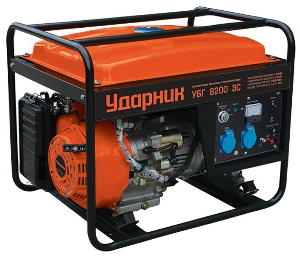 Электростанция УДАРНИК УБГ 8200 ЭС бензиновая