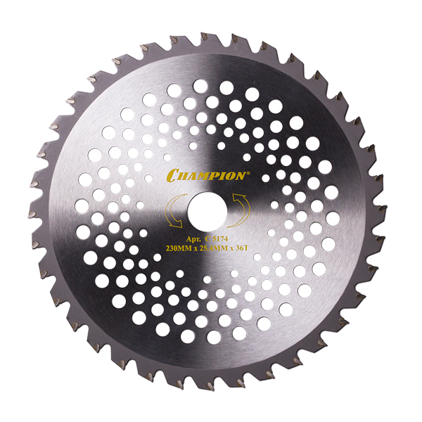 Нож CHAMPION для триммера 36 зубчатый d=230*25.4mm  твердосплавные зубцы   C5174