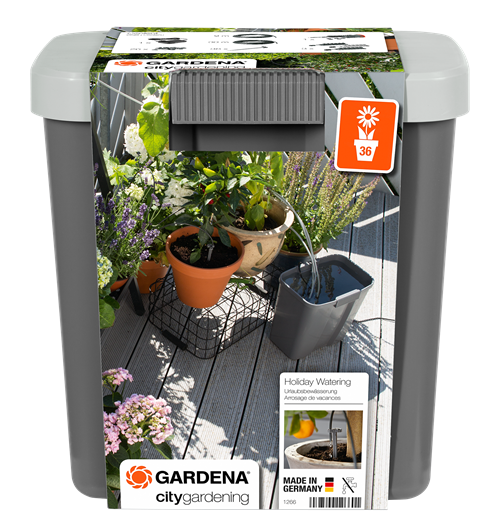 Комплект для полива в выходные дни Gardena с емкостью 9 л     01266-20.000.00