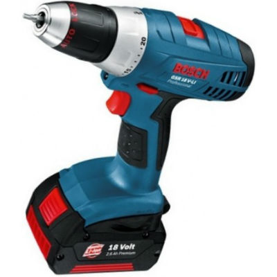 Дрель аккумуляторная BOSCH GSR 18 V-Li     0.601.866.100