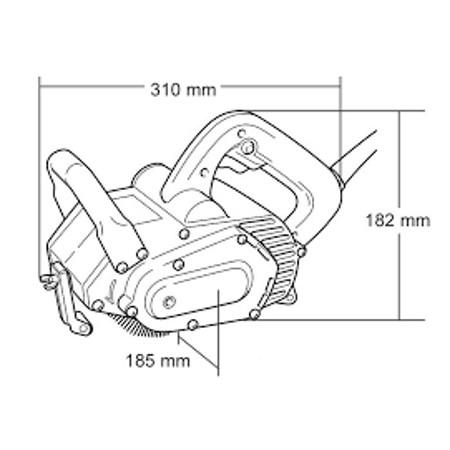 Щеточная шлифмашина Makita 9741