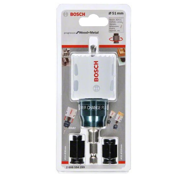 Коронка  BOSCH BiM Progressor 51 мм с адаптерами    2.608.594.299