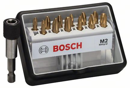 Набор бит BOSCH из 12 штук + держатель   2.607.002.578