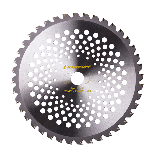 Нож CHAMPION для триммера 40 зубчатый d=255*25.4mm  твердосплавные зубцы   C5175