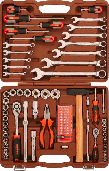 Набор универсального инструмента OMBRA 1/4", 1/2"DR Юбилейная серия (93 предм.)   OMT93S