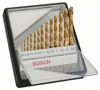 Набор сверл BOSCH HSS-TIN по металлу из 13 штук 2.607.010.539