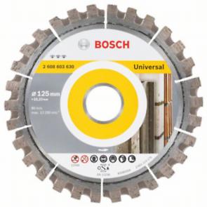 Диск алмазный BOSCH Universal+Metal 125*22.2 сегмент   2.608.603.630