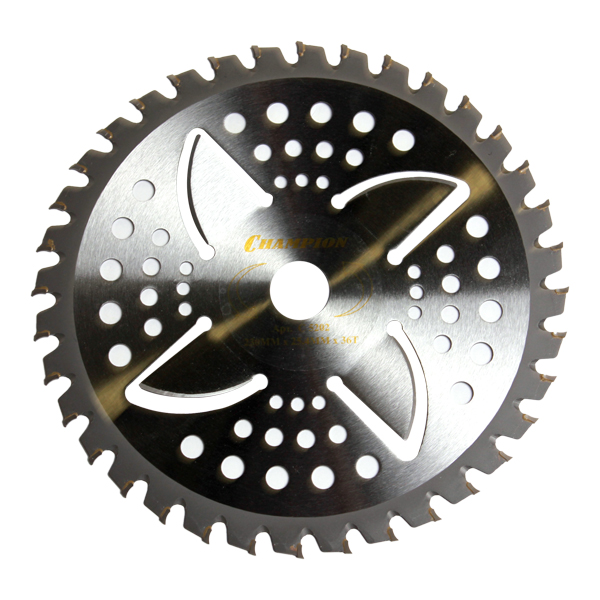 Нож CHAMPION для триммера Wind 36 зубчатый d=230*25.4mm  твердосплавные зубцы   C5202