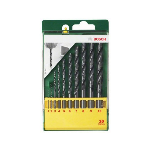 Набор сверл BOSCH HSS-R PROMOLINE по металлу из 10 штук   2.607.019.442
