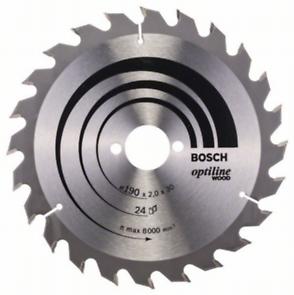 Диск п/п BOSCH 190*30*24 OPTILINE     2.608.641.185