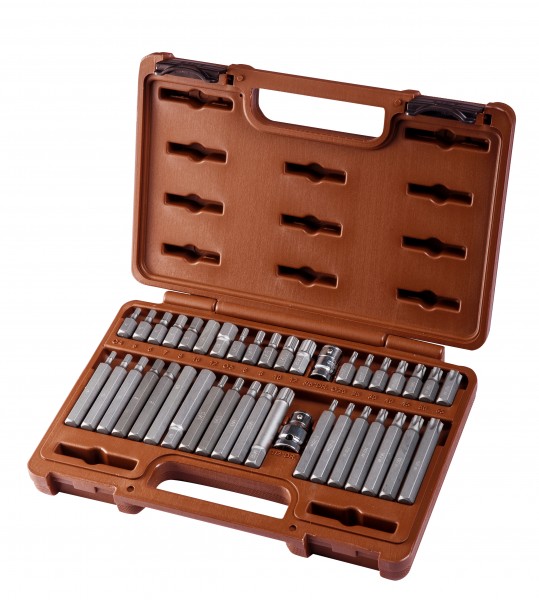 Набор вставок-бит и переходников OMBRA 3/8", 1/2"DR, 40 предметов   953240