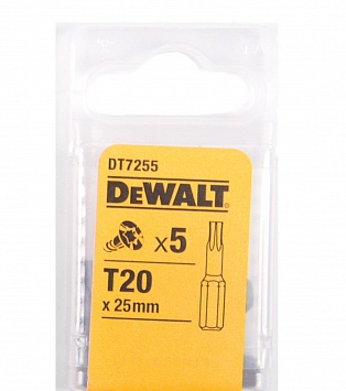 Набор бит DEWALT DT 7255 из 5 штук