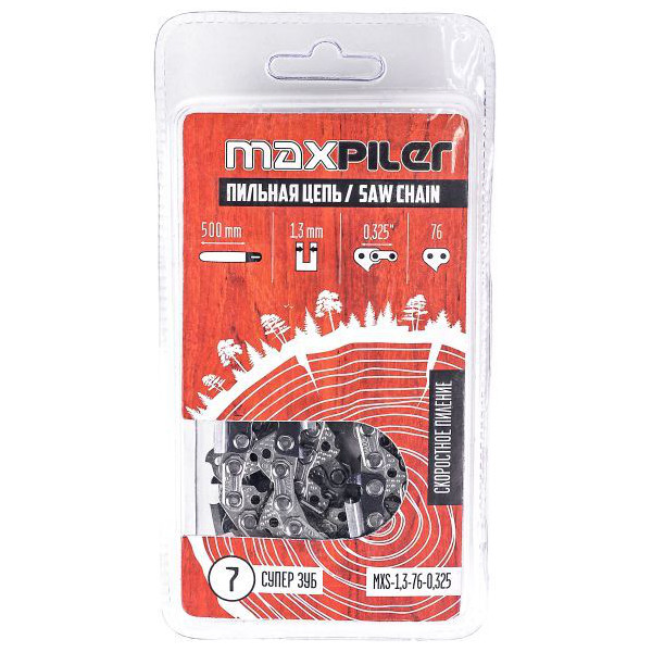 Цепь MAXPILER 1,3-76-0,325   MXS-1,3-76-0,325