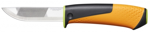 Нож Fiskars с точилкой для тяжелых работ   1023619