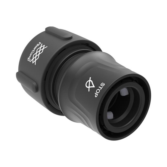 Коннектор для шланга Fiskars FiberComp 3/4" с автостопом   1054790