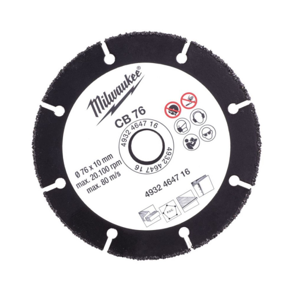 Диск п/п Milwaukee для М12  FCOT 76мм