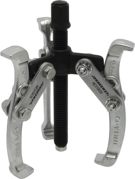 Съемник JONNESWAY с 3 поворотными двусторонними захватами 4"/100 мм