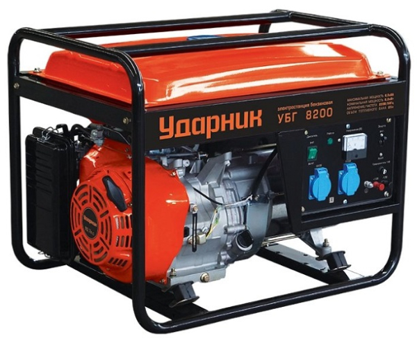 Электростанция УДАРНИК УБГ 8200 бензиновая