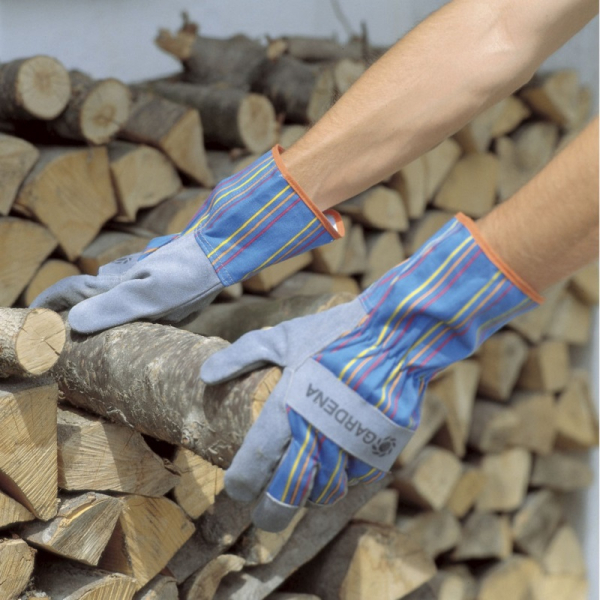 Перчатки садовые Gardena кожаные   00571-20.000.00