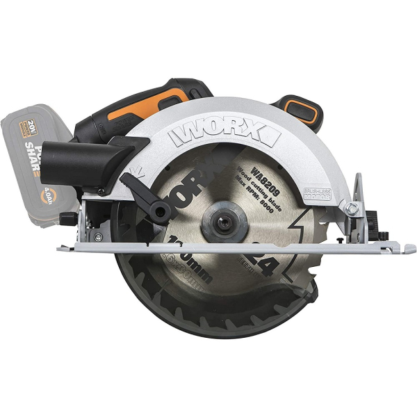Пила дисковая аккумуляторная WORX WX520.9 20V без акк и з/у