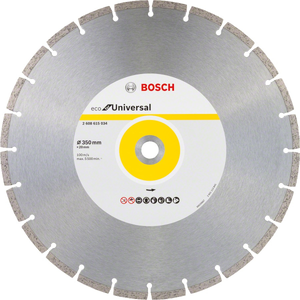 Диск алмазный BOSCH Universal ECO 350*20 сегмент     2.608.615.034