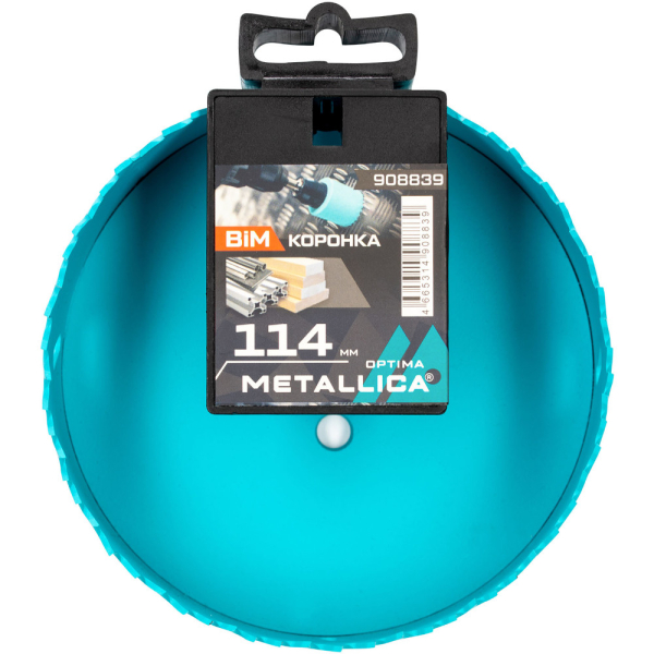 Коронка биметаллическая METALLICA Optima 114 мм 4 1/2" Vario 5/8-18UNF   908839