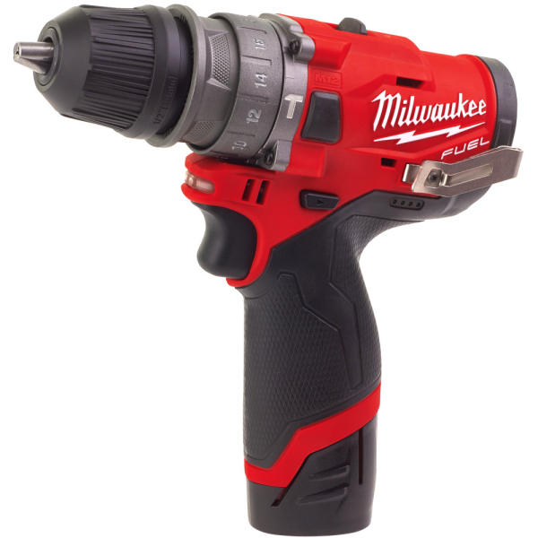 Дрель-шуруповерт Milwaukee M12 FPDXKIT-202X FUEL аккумуляторная