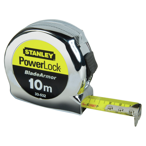 Рулетка STANLEY Micro Powerlock Blade Armor 10м*25мм     0-33-532