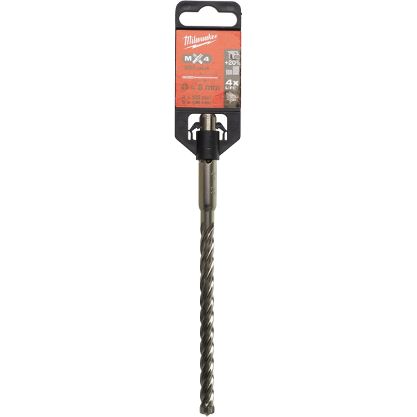 Бур Milwaukee SDS+ MX4  8х165мм