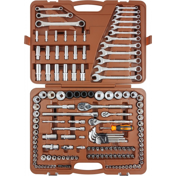 Набор торцевых головок OMBRA 1/4",3/8",1/2" DR 150 предметов   911150