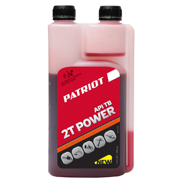 Масло Patriot Garden Power Active 2T 2-х тактное минеральное с дозатором 1 литр