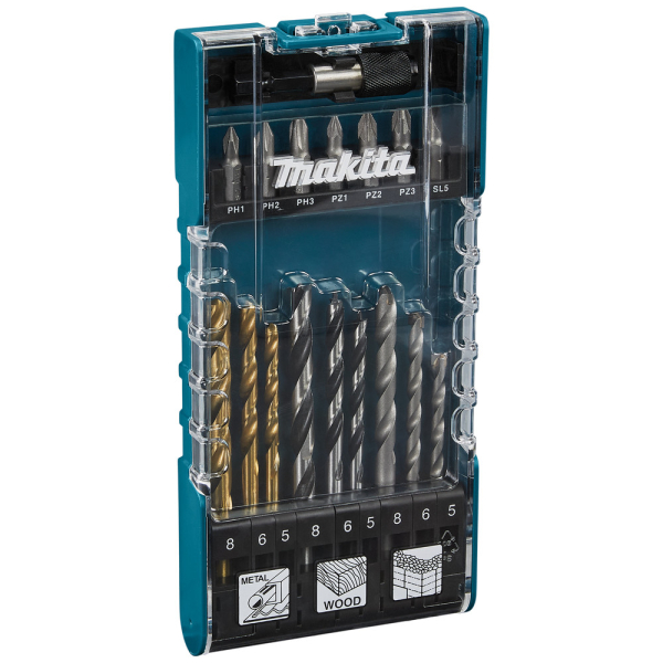 Набор сверл и бит Makita 17 шт   D-74887