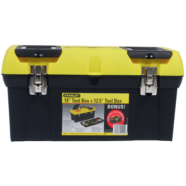 Ящик бонус-комплект STANLEY 19" и 12,5" с органайзерами в крышке     1-92-219