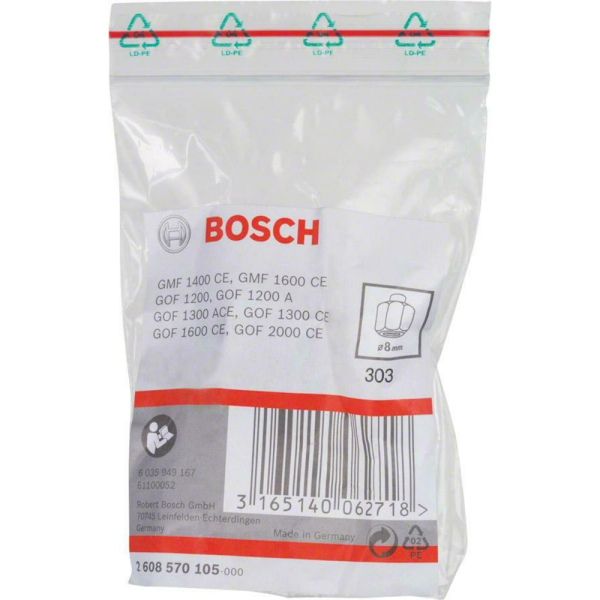 Цанговый патрон BOSCH 8 мм   2.608.570.105