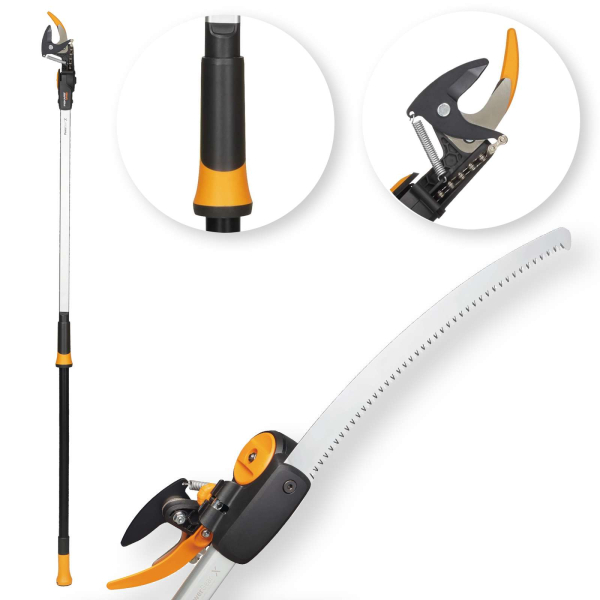 Набор Fiskars: Сучкорез телескопический UPX86 + пила для сучьев (1023633)   1023634