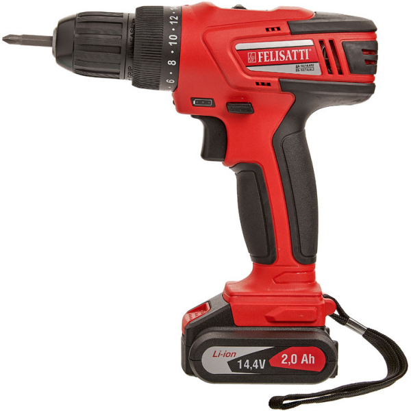 Дрель аккумуляторная FELISATTI ДА-10/14,4Л2