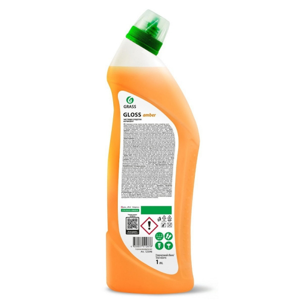 Гель чистящий для ванны и туалета GRASS "Gloss amber" 1000 мл.   125546