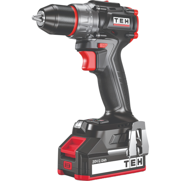 Дрель аккумуляторная 20V TEH TDBL420-2B