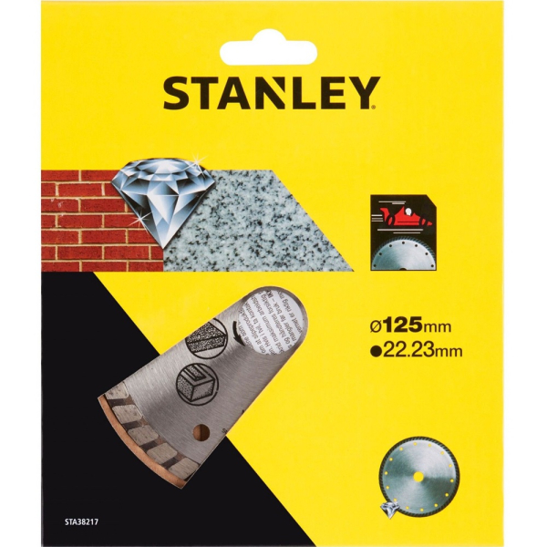 Диск алмазный STANLEY  125*22,2 турбо   STA38217