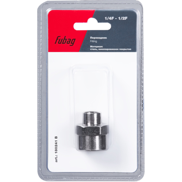 Разъемное соединение Fubag переходник 1/4"F на 1/2"F   (180241 B)