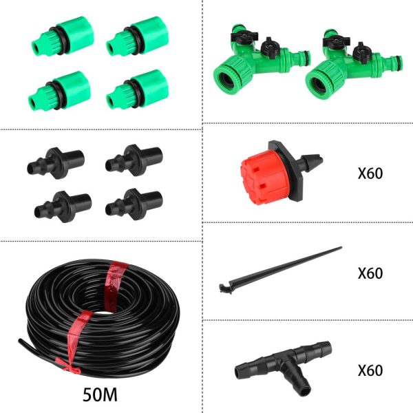 Комплект для капельного полива DEKO DKI50 + Таймер шаровой DKIT03   065-0959 