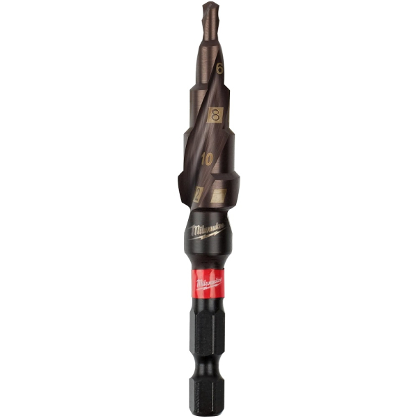 Сверло Milwaukee ступенчатое 4-12 мм шаг 2 мм 4 ступеней
